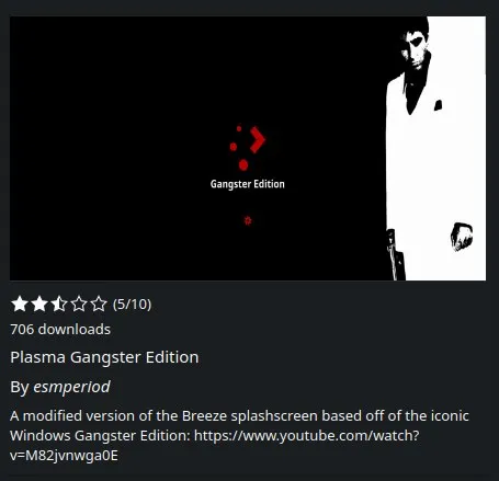 Gangster Edition Windows Splash Screen