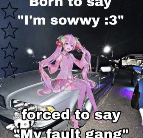 Born to Say I'm Sowwy