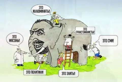 Слон теорий заговора