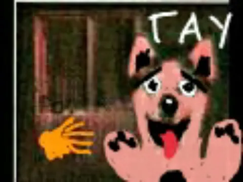 Excited Pink Dog TAY