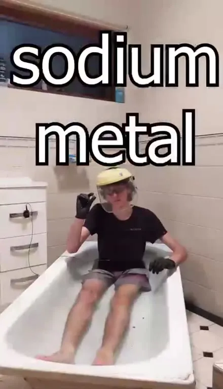 Sodium Metal Bath Reaction