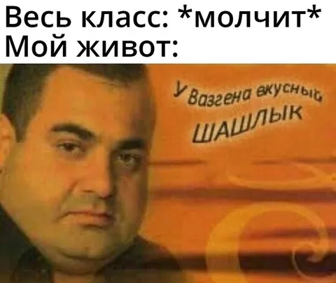 Живот требует шашлык
