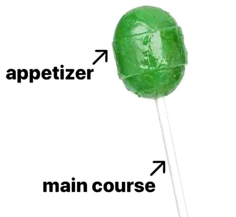 Lollipop Appetizer Main Course