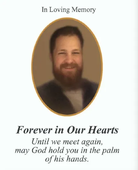 In Loving Memory Memorial Card
