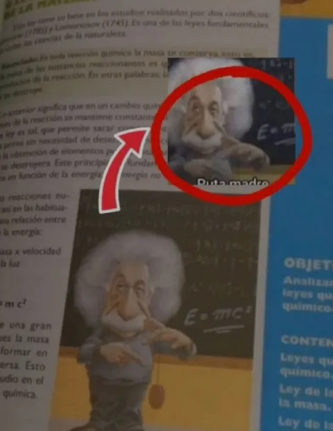 Einstein descubre la reacción química