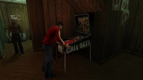 Playing Call of Duty Pinball
