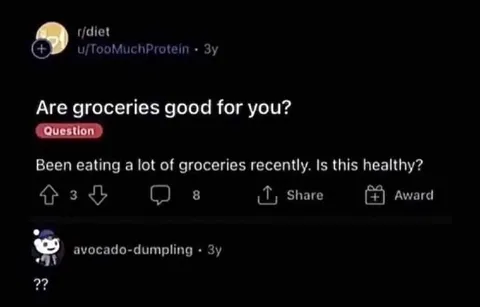 Are Groceries Good for You?