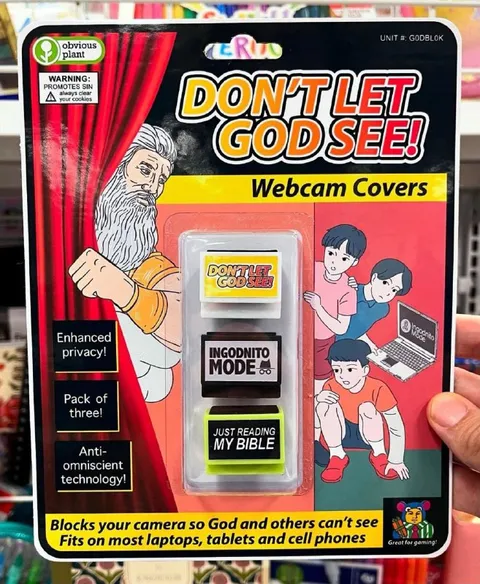 Don’t Let God See Webcam Cover