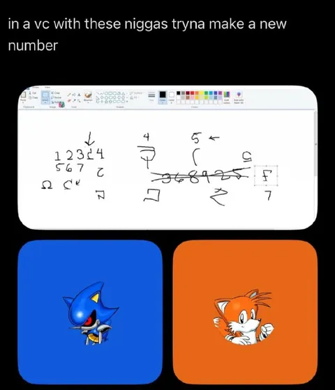Metal Sonic and Tails Making a Number