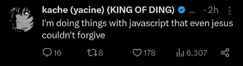 JavaScript Jesus Can't Forgive