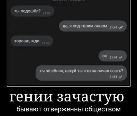Гений под окном