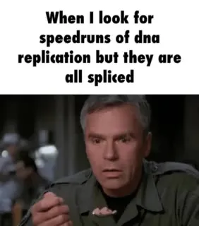 DNA Replication Speedrun Fail