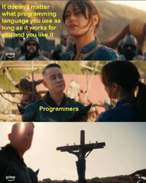 Programmers Crucify Their Favorite Language