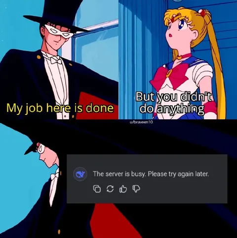 The Server Is Busy