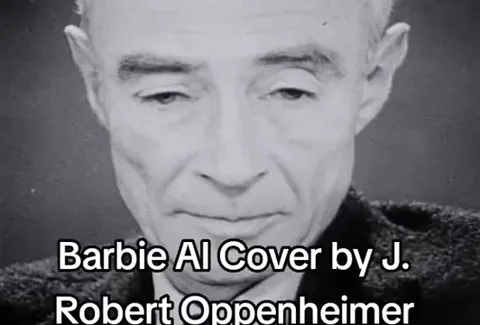 Barbie AI Cover by J. Robert Oppenheimer