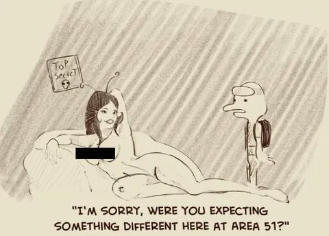 Area 51 Alien Bedroom Joke
