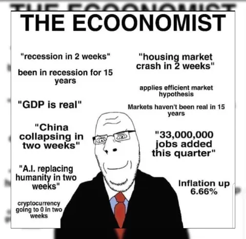 The Economist Predictions Meme