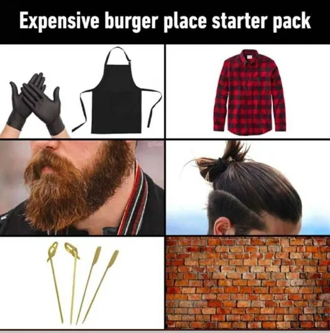 Expensive Burger Place Starter Pack