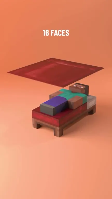 Minecraft Bed Gets More Detailed