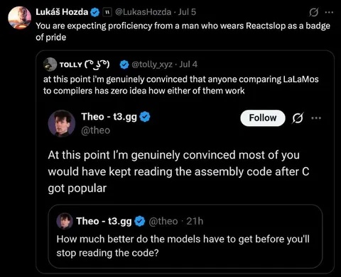 Reading Code After C Became Popular