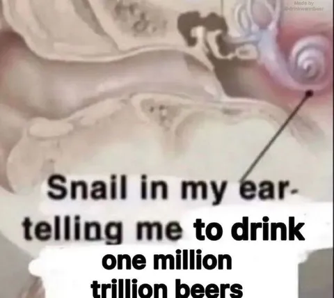 Snail Tells Me to Drink Beer