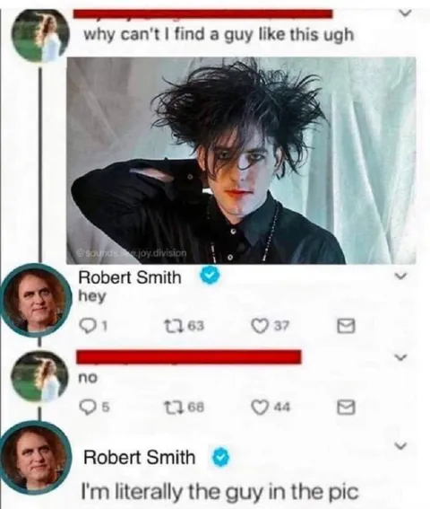 Robert Smith Is Literally the Guy