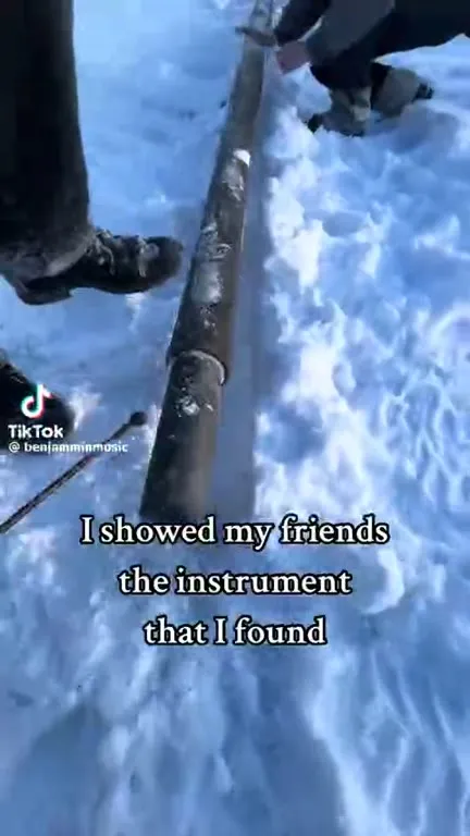 Found a Giant Snow Instrument