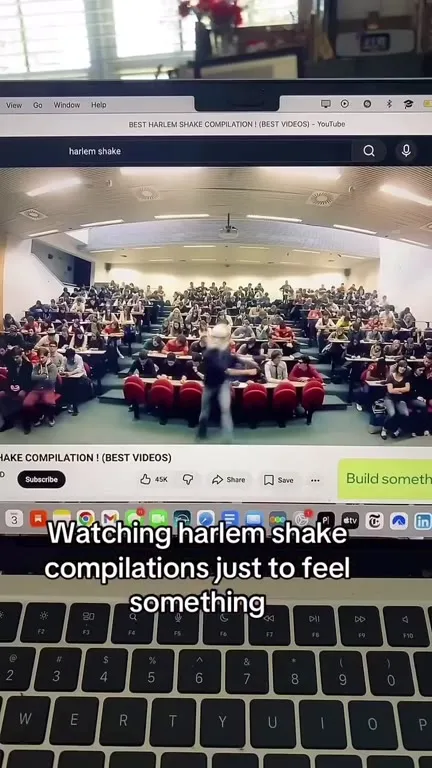 Watching Harlem Shake to Feel Something