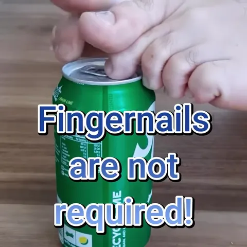 Toenails Open a Soda Can