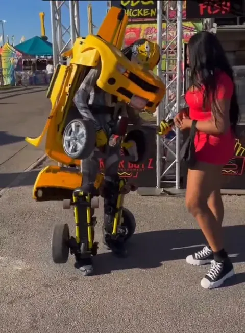 Transformer Turns Into a Car