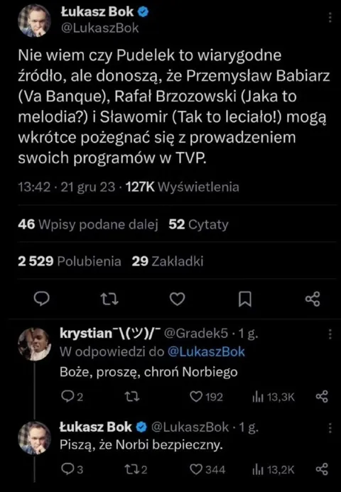 Boże, chroń Norbiego