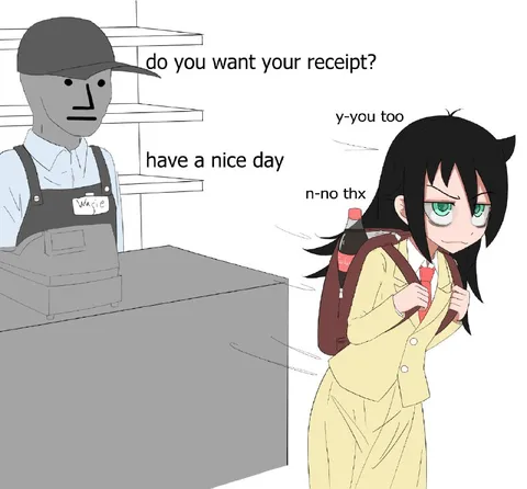 Socially Awkward Cashier Exchange