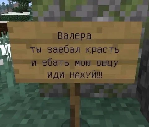 Валера, не кради овцу