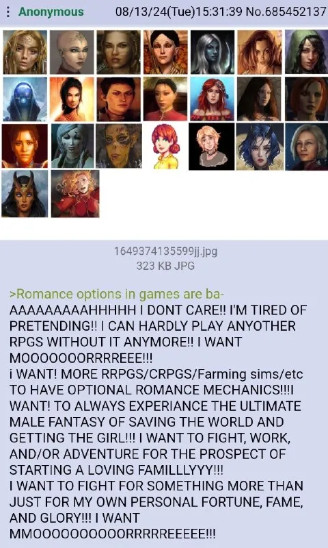 Romance Options in Games Are Bad