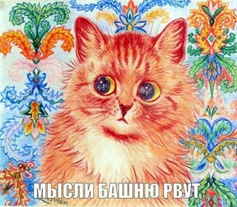 Кот, которому мысли башню рвут