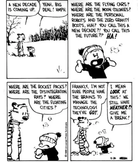 Calvin Complains About the Future