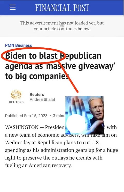Biden Blasts Republican Agenda
