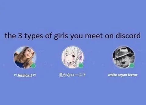 Three Discord Girl Types