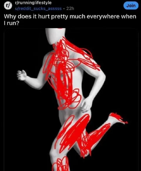 Running Hurts Everywhere