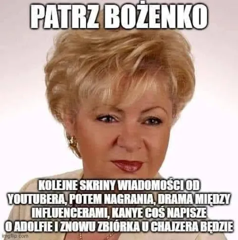 Patrz Bożenko kolejne wiadomości
