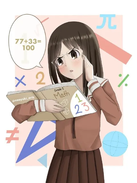 Anime Girl Solves Math