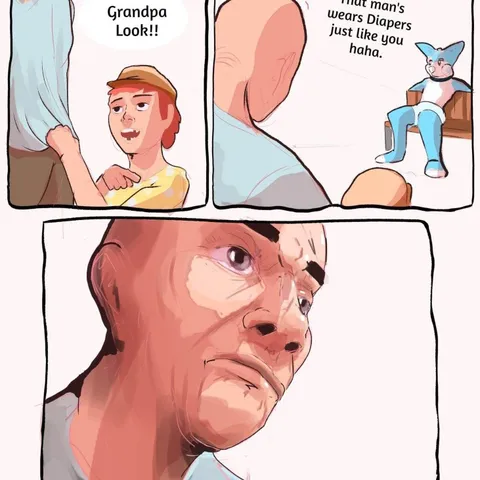 Grandpa Look Diaper Joke