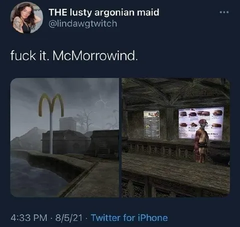 McDonald's in Morrowind