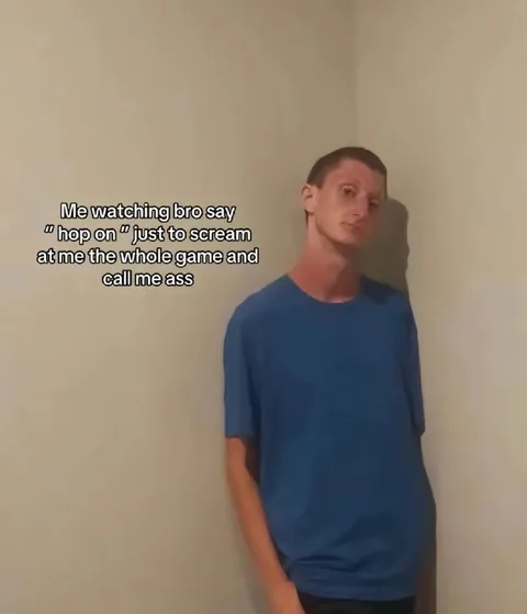 Bro Says Hop On Then Screams