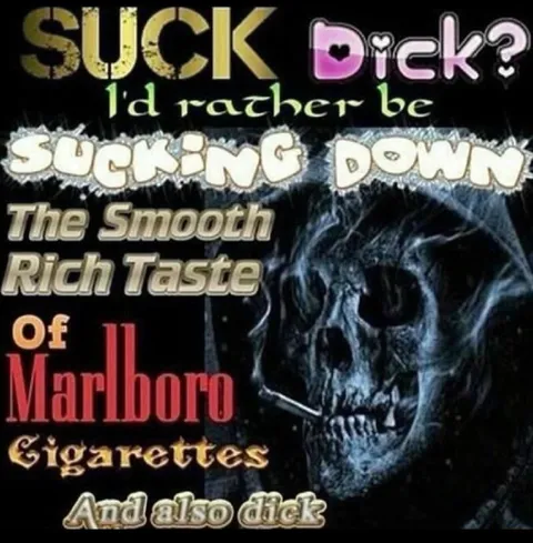 Marlboro Cigarettes and Dick