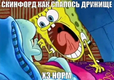 Скипфорд как спалось дружище