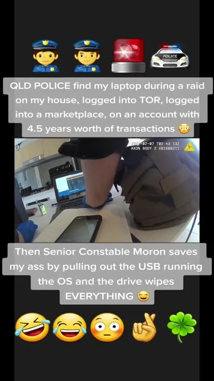 Police Raid USB Saves Everything
