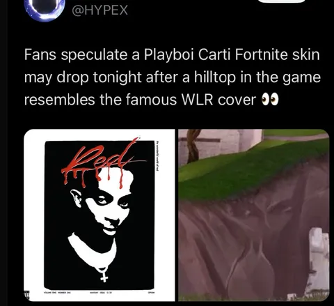 Playboi Carti Fortnite Skin Hill