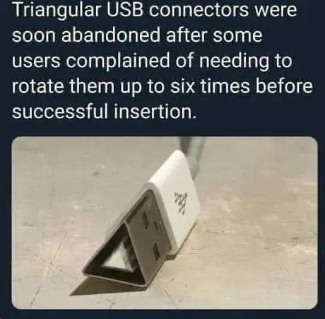 Triangular USB Connector Failure