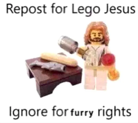 Repost for Lego Jesus